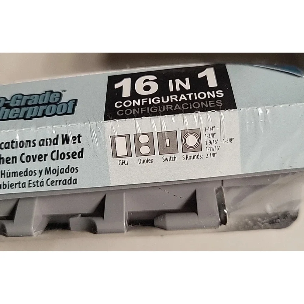 Bell Outdoor MM110GB Weatherproof Receptacle Covers – Gray –‎ USA MADE - NIP